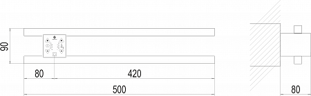 Полка Электро П2 ПРОФ 500х90 NEW Ноябрьск - фото 4